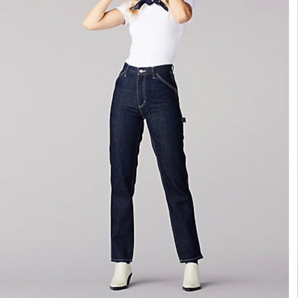 LEE vintage modern carpenter dungaree jean / sz 25